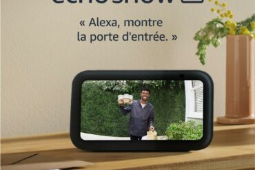 Echo Show 5 nouvelle génération, écran connecté Alexa, anthracite
