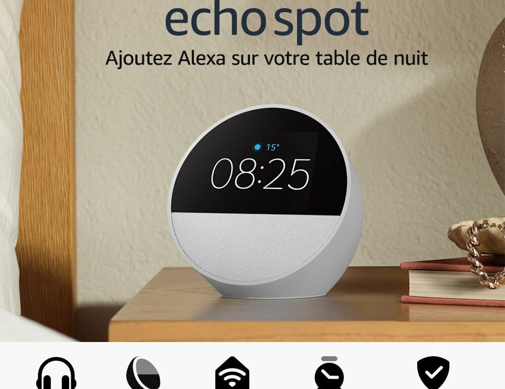 Echo Spot à 49,99 €, le réveil Alexa à prix cassé