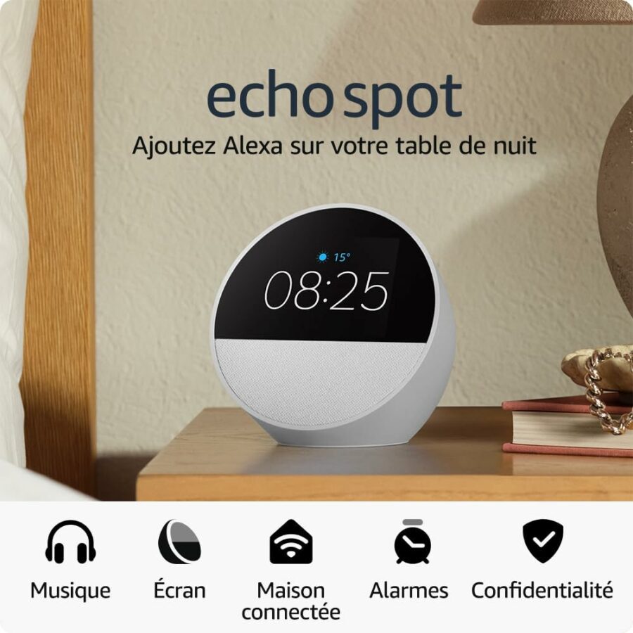 Echo Spot à 49,99 €, le réveil Alexa à prix cassé