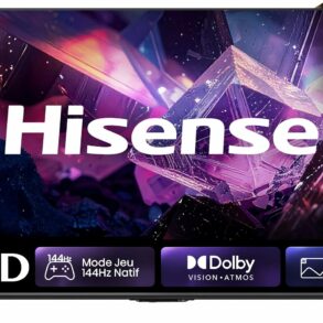 Téléviseur Hisense 55E7S Pro QLED 55 pouces 144 Hz