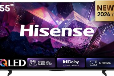 Téléviseur Hisense 55E7S Pro QLED 55 pouces 144 Hz