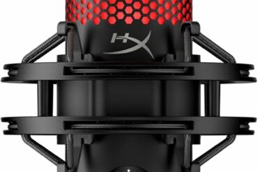 Microphone USB-C HyperX QuadCast 2 noir et rouge