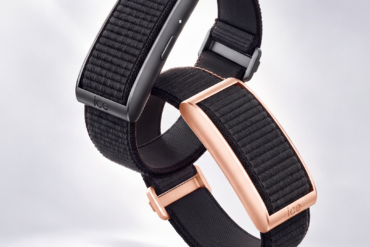 Les deux finitions de l'ICE smart band, Black et Rose-Gold