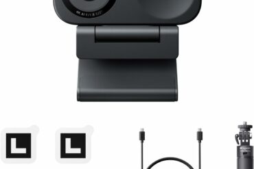 Webcam 4K Insta360 Link 2C avec son trépied