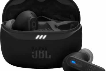 Écouteurs sans fil JBL Tune Beam 2 noirs avec leur étui