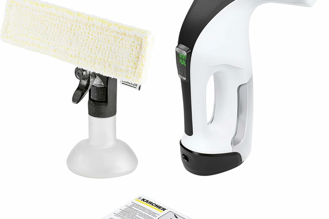 Nettoyeur de vitres Kärcher WV 6 Plus avec sa raclette de 280 mm