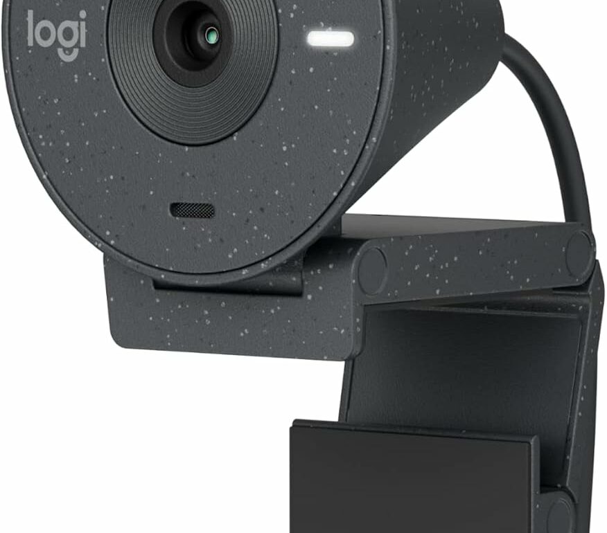 Webcam Logitech Brio 300 Full HD graphite avec obturateur de confidentialité