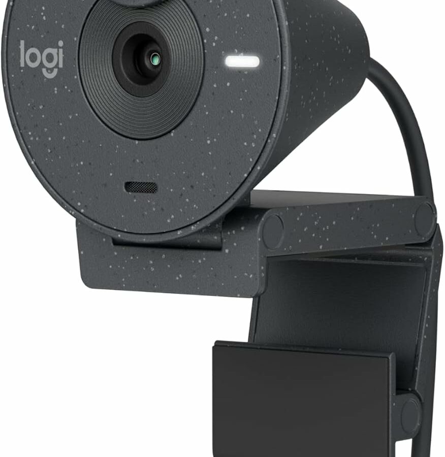Webcam Logitech Brio 300 Full HD graphite avec obturateur de confidentialité