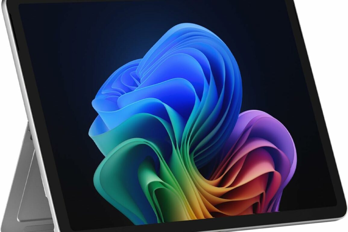Microsoft Surface Pro 12 pouces Copilot+ PC couleur platine