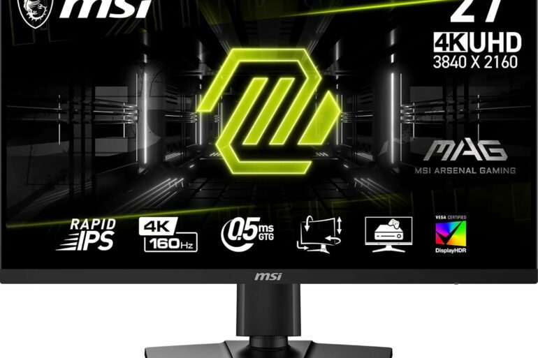 Écran gaming MSI MAG 274UPF E2, dalle Rapid IPS 27 pouces 4K 160 Hz