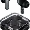 Écouteurs Nothing Ear (3) noirs avec leur boîtier de recharge transparent
