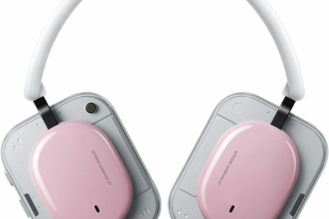 Casque Bluetooth Nothing Headphone (a) rose avec réduction de bruit active