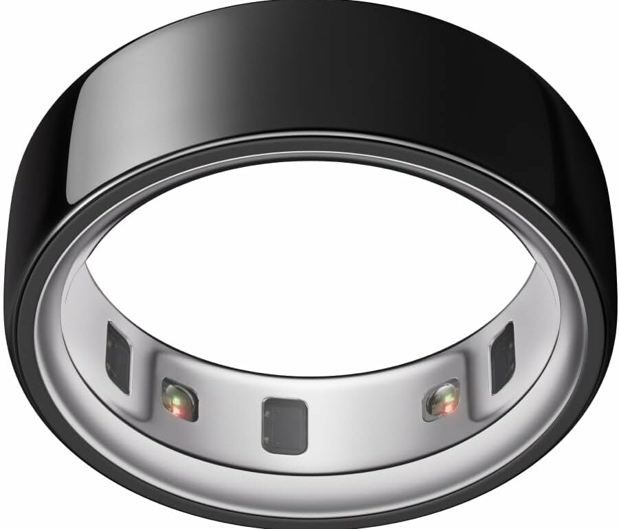 Bague connectée Oura Ring 4 noire en titane