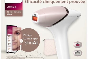 Épilateur à lumière pulsée Philips Lumea série 9900 BRI950