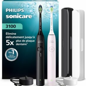 Brosse à dents électrique Philips Sonicare 3100 avec étui de voyage
