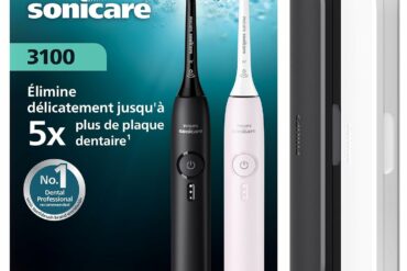 Brosse à dents électrique Philips Sonicare 3100 avec étui de voyage