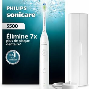 Brosse à dents électrique Philips Sonicare 5500 blanche