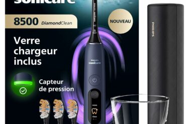 Brosse à dents électrique Philips Sonicare DiamondClean 8500 bleu nuit