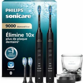 Philips Sonicare DiamondClean 9000 lot de deux brosses à dents électriques connectées
