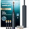Brosse à dents électrique Philips Sonicare DiamondClean 9900 Prestige bleu nuit avec étui de voyage