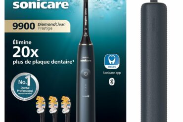 Brosse à dents électrique Philips Sonicare DiamondClean 9900 Prestige bleu nuit avec étui de voyage