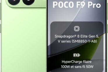 Smartphone POCO F9 Pro vert, écran AMOLED 6,59 pouces
