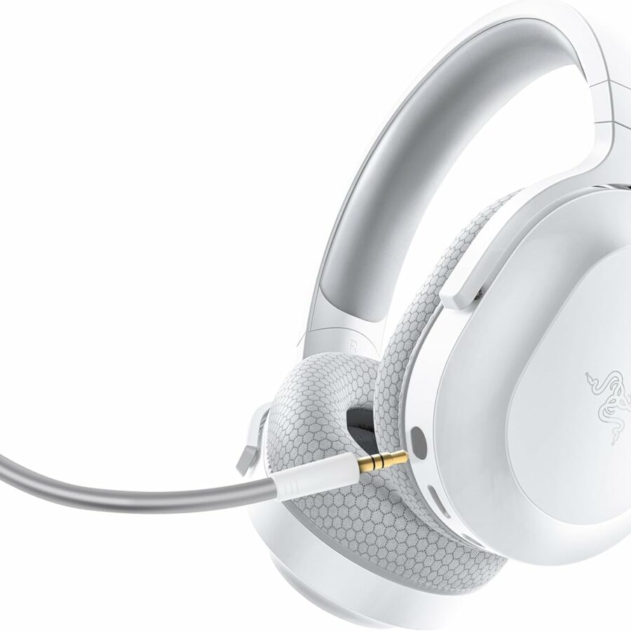 Casque gaming sans fil Razer Barracuda X blanc Mercury