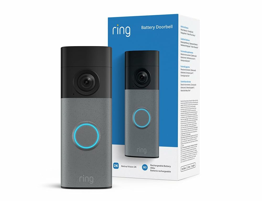 Ring Battery Video Doorbell, sonnette vidéo sans fil nouvelle génération