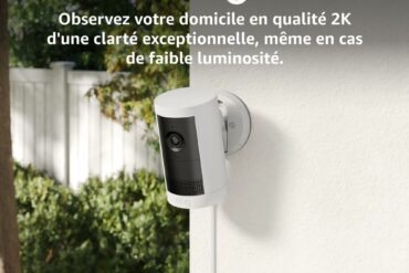 Ring Outdoor Camera Plus 2K, caméra de surveillance extérieure sur secteur