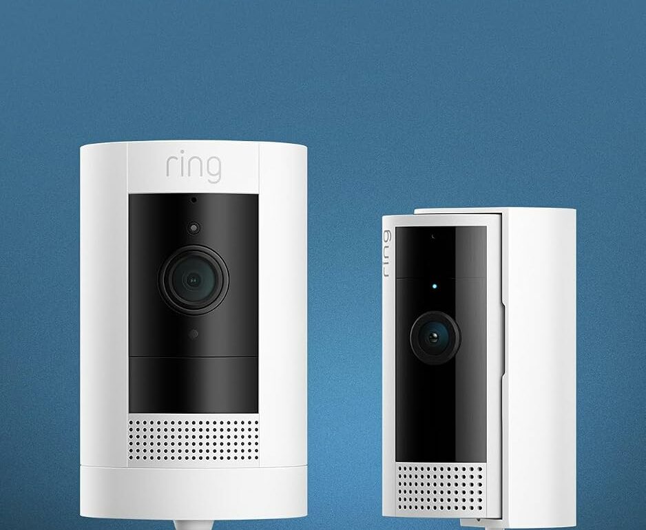 Ring Stick Up Cam + caméra intérieure à 34,99 €