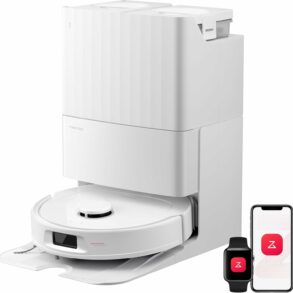 Robot aspirateur laveur Roborock Qrevo S Pro avec sa station