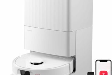 Robot aspirateur laveur Roborock Qrevo S Pro avec sa station