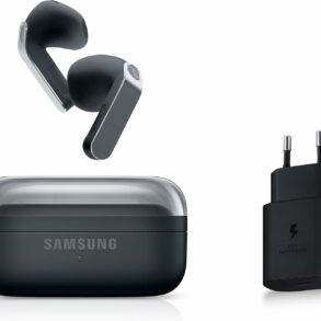 Écouteurs sans fil Samsung Galaxy Buds4 noirs avec leur écrin