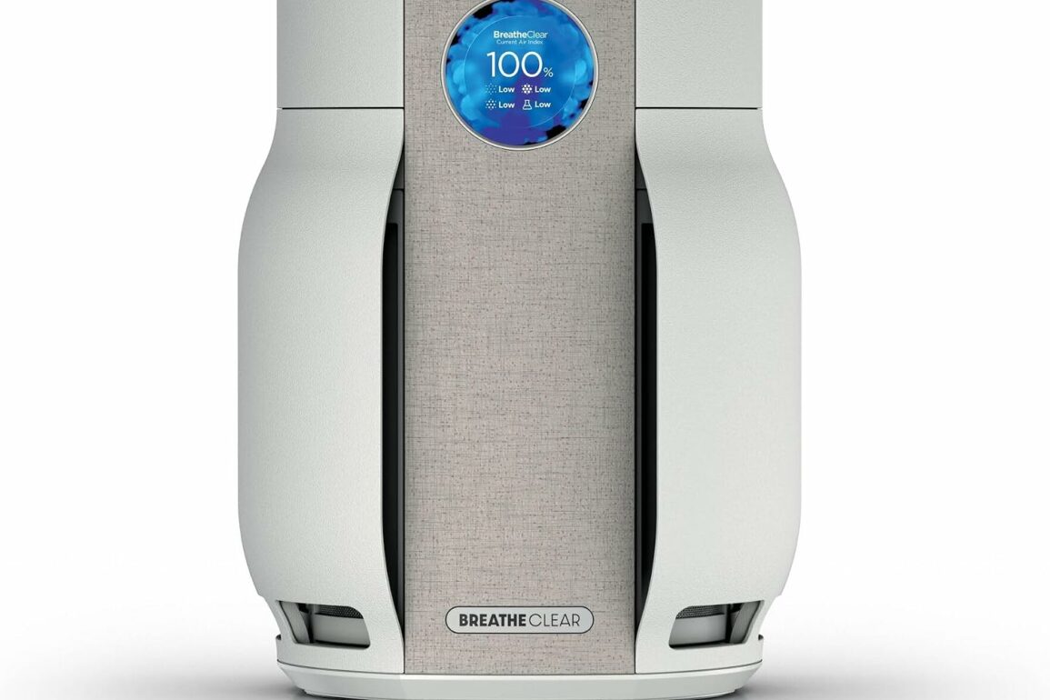 Purificateur d’air Shark BreatheClear Compact HP162EU gris colombe