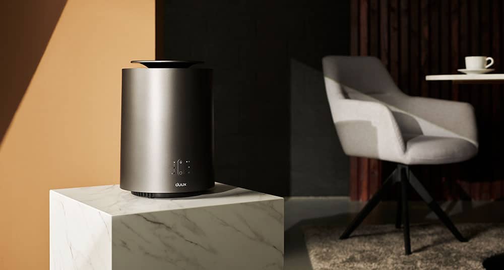 hreesixty² de Duux, chauffage céramique connecté à diffusion 360°
